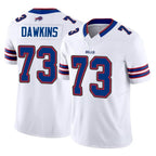 B.Bills #73 Dion Dawkins Player White Vapor F.U.S.E. Limited Home Game Gdoa Stitched Jerseys