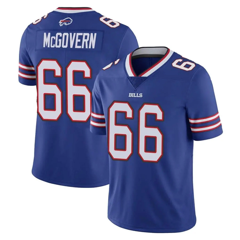 B.Bills #66 Connor McGovern Player Royal Vapor Untouchable Limited Gdoa Stitched Jerseys