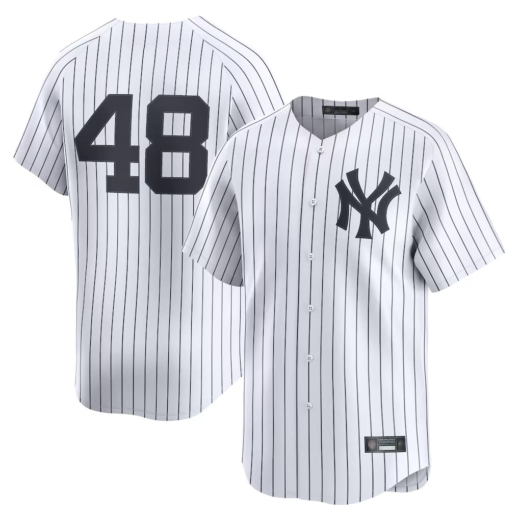 NY.Yankees #48 Paul Goldschmidt Player White Limited Home Fdoa Stitched Jerseys