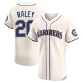S.Mariners #20 Luke Raley Player Cream Home Limited Elite Fdoa Stitched Jerseys