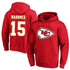 KC.Chiefs #15 Patrick Mahomes Player Red Pullover Hoodies Limited Gdoa Stitched Jerseys