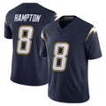 LA.Chargers #8 Omarion Hampton Player Navy Vapor F.U.S.E. Limited Home Game Gdoa Stitched Jerseys