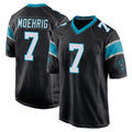 C.Panthers #7 Tre'von Moehrig Player Black Home Game Gdoa Stitched Jerseys