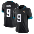 J.Jaguars #9 Logan Cooke Player Black Vapor Untouchable Limited Home Game Gdoa Stitched Jerseys