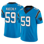 C.Panthers #59 Luke Kuechly Player Blue Vapor F.U.S.E. Limited Home Game Gdoa Stitched Jerseys