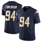 LA.Chargers #94 Dalvin Tomlinson Player Navy Vapor F.U.S.E. Limited Home Game Gdoa Stitched Jerseys