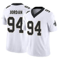 NO.Saints #94 Cameron Jordan Player White Limited Vapor F.U.S.E. Home Game Gdoa Stitched Jerseys