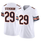 C.Bears #29 Tyrique Stevenson Player White Vapor F.U.S.E. Limited Home Game Gdoa Stitched Jerseys