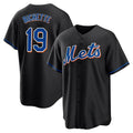 NY.Mets #19 Bo Bichette Player Black Replica Home Game Fdoa Stitched Jerseys