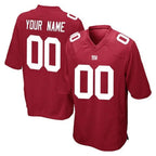 Custom NY.Giants Red Home Game Any Name & Numbers Gdoa Stitched Jerseys