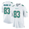 M.Dolphins #83 Kevin Coleman Jr. Player White Home Game Gdoa Stitched Jerseys