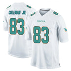M.Dolphins #83 Kevin Coleman Jr. Player White Home Game Gdoa Stitched Jerseys