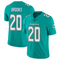 M.Dolphins #20 Jordyn Brooks Player Aqua Limited Vapor Untouchable Home Game Gdoa Stitched Jerseys