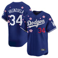 LA.Dodgers #34 Fernando Valenzuela Player Royal Tokyo Series Vapor Premier Limited Fdoa Stitched Jerseys