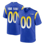 Custom LA.Rams Royal Home Game Any Name & Numbers Gdoa Stitched Jerseys