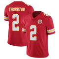 KC.Chiefs #2 Tyquan Thornton Player Red Limited Vapor Untouchable Home Game Gdoa Stitched Jerseys