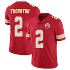 KC.Chiefs #2 Tyquan Thornton Player Red Limited Vapor Untouchable Home Game Gdoa Stitched Jerseys