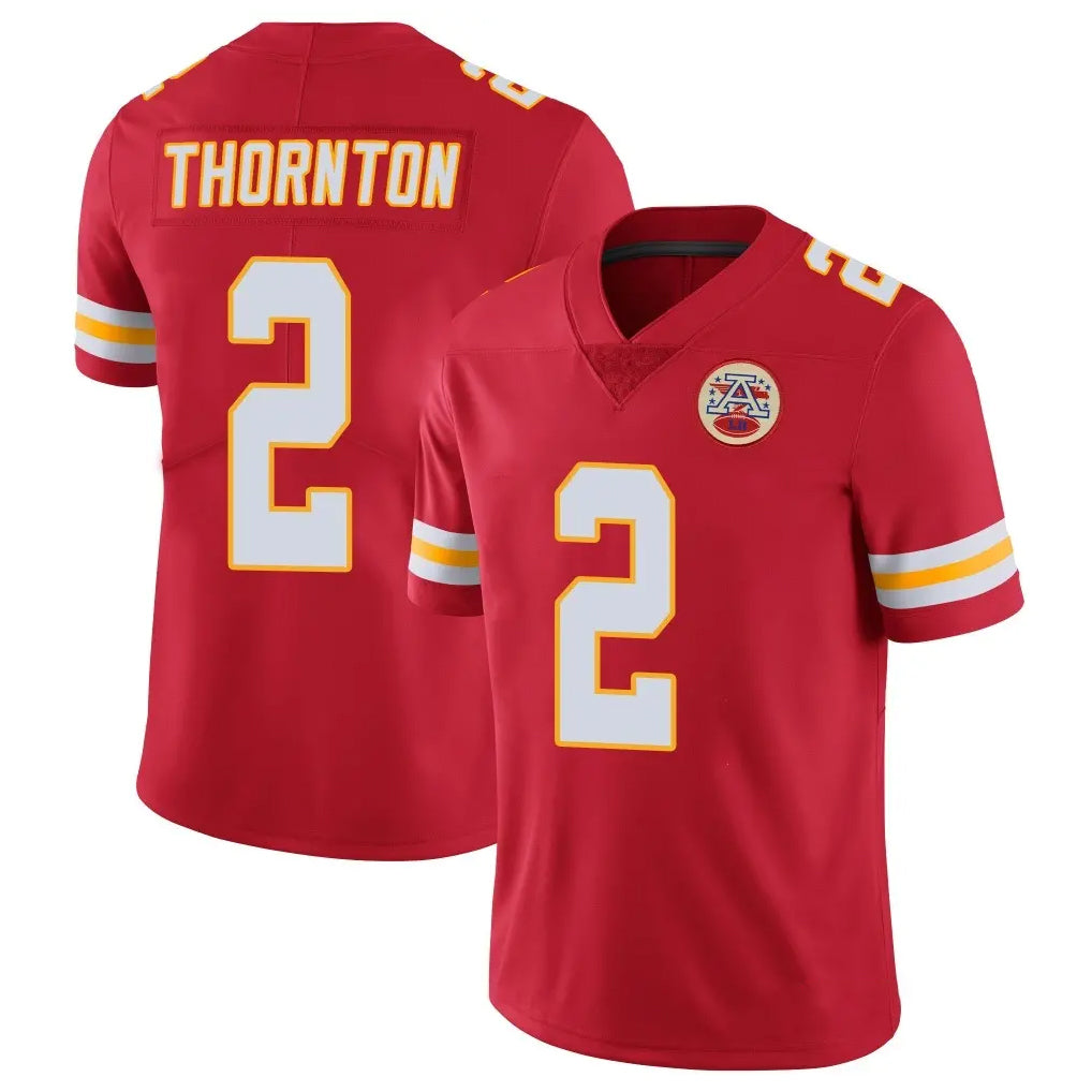 KC.Chiefs #2 Tyquan Thornton Player Red Limited Vapor Untouchable Home Game Gdoa Stitched Jerseys