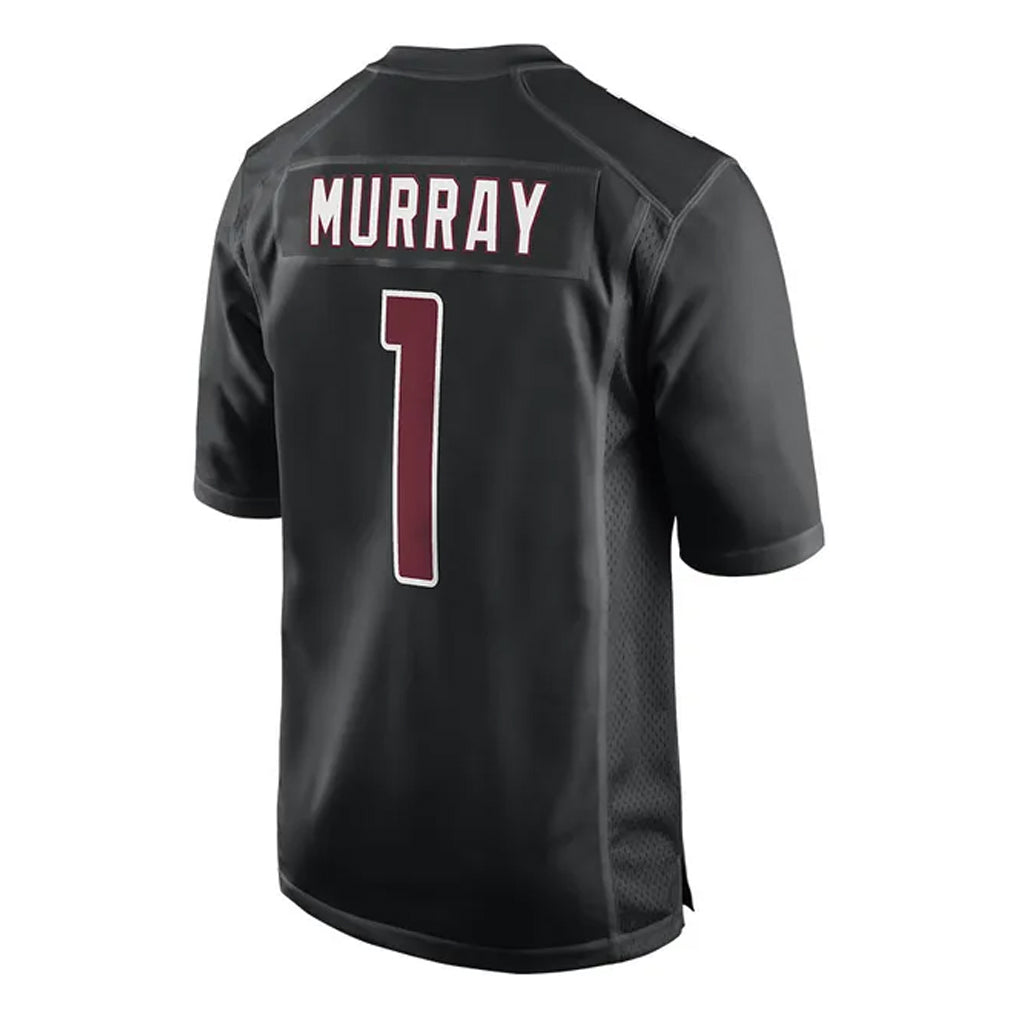 A.Cardinals #1 Kyler Murray Player Black Alternate Home Game Gdoa Stitched Jerseys