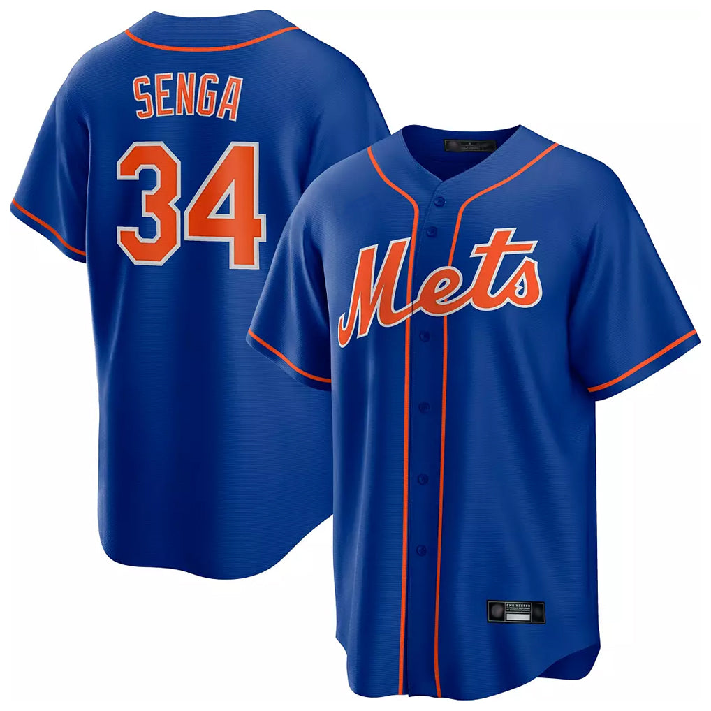 NY.Mets #34 Kodai Senga Player Royal Home Game Fdoa Stitched Jerseys