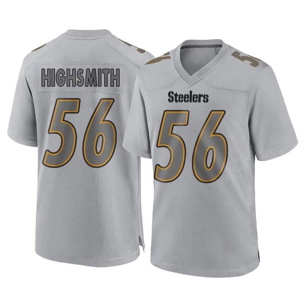 P.Steelers #56 Alex Highsmith Player Gray Atmosphere Fashion Home Game Gdoa Stitched Jerseys