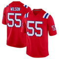 NE.Patriots #55 Jared Wilson Player Red Home Game Gdoa Stitched Jerseys