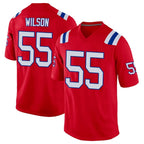 NE.Patriots #55 Jared Wilson Player Red Home Game Gdoa Stitched Jerseys