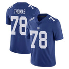 NY.Giants #78 Andrew Thomas Player Royal Limited Vapor Untouchable Home Game Gdoa Stitched Jerseys