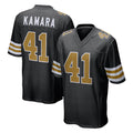 NO.Saints #41 Alvin Kamara Player Black Alternate Home Game Gdoa Stitched Jerseys