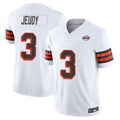 C.Browns #3 Jerry Jeudy Player White Limited Vapor F.U.S.E. Alternate Game Gdoa Stitched Jerseys