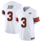 C.Browns #3 Jerry Jeudy Player White Limited Vapor F.U.S.E. Alternate Game Gdoa Stitched Jerseys