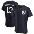 NY.Yankees #13 Jazz Chisholm Jr Player Navy Limited Elite Home Fdoa Stitched Jerseys