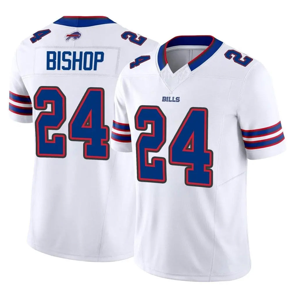 B.Bills #24 Cole Bishop Player White Vapor F.U.S.E. Limited Gdoa Stitched Jerseys
