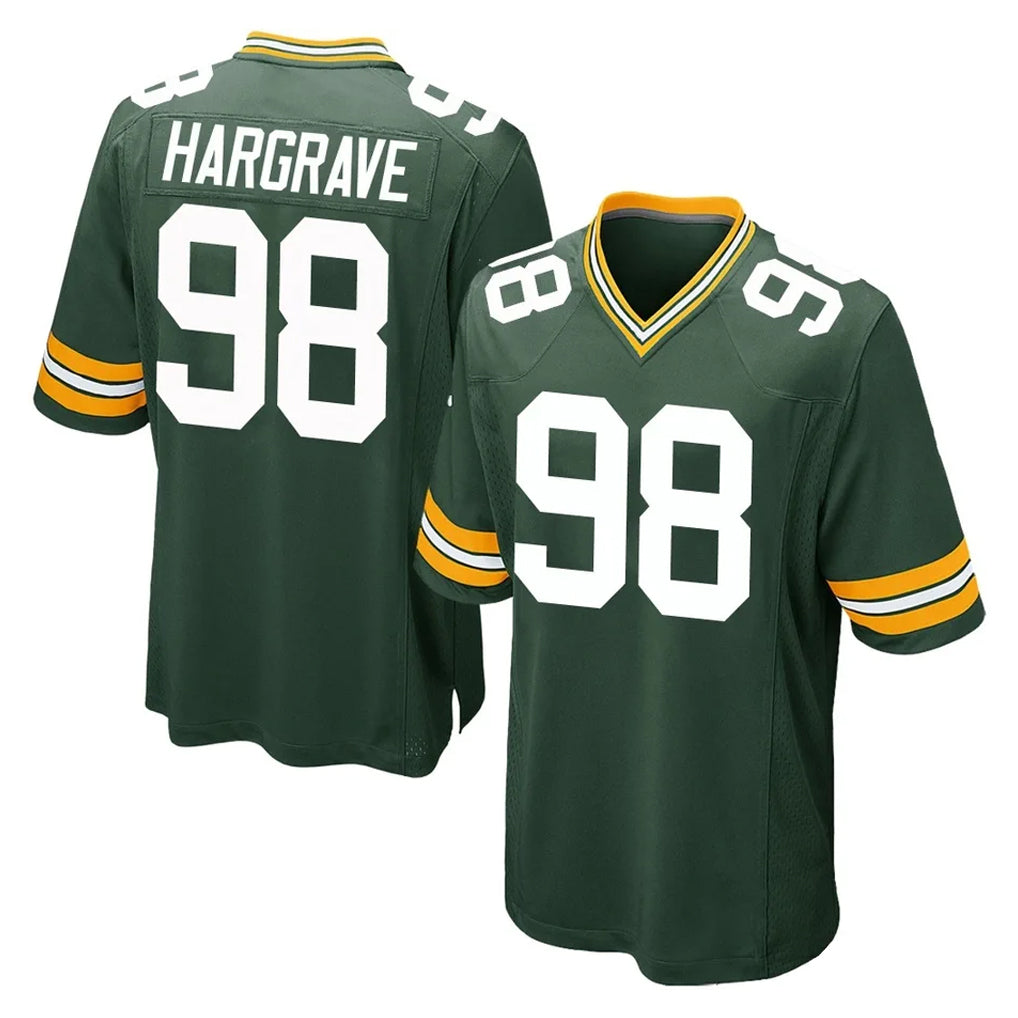 GB.Packers #98 Javon Hargrave Player Green Home Game Gdoa Stitched Jerseys