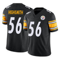 P.Steelers #56 Alex Highsmith Player Black Limited Vapor F.U.S.E. Home Game Gdoa Stitched Jerseys