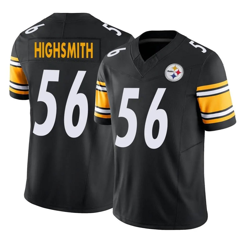 P.Steelers #56 Alex Highsmith Player Black Limited Vapor F.U.S.E. Home Game Gdoa Stitched Jerseys