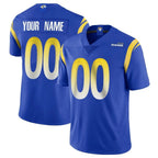 Custom LA.Rams Royal Limited Vapor Untouchable Home Game Any Name & Numbers Gdoa Stitched Jerseys