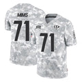 C.Bengals #71 Amarius Mims Player Arctic Camo Salute to Service Limited Gdoa Stitched Jerseys