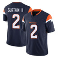 D.Broncos #2 Pat Surtain II Player Navy Limited Vapor F.U.S.E. Home Game Gdoa Stitched Jerseys