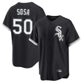 C.White Sox #50 Lenyn Sosa Player Black Home Game Gdoa Stitched Jerseys
