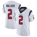 H.Texans #2 Calen Bullock Player White Limited Vapor Untouchable Home Game Gdoa Stitched Jerseys