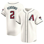 A.Diamondbacks #2 Geraldo Perdomo Player Cream Limited Home Game Gdoa Stitched Jerseys