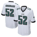 P.Eagles #52 Jonathan Greenard Player White Home Game Gdoa Stitched Jerseys