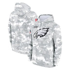 P.Eagles ## Eagles Blank Player Arctic Camo Salute to Service Pullover Hoodies Limited Game Gdoa Stitched Jerseys