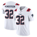 NE.Patriots #32 TreVeyon Henderson Player White Vapor Untouchable Home Game Gdoa Stitched Jerseys