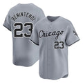 C.White Sox #23 Andrew Benintendi Player Gray Road Limited Home Gdoa Stitched Jerseys