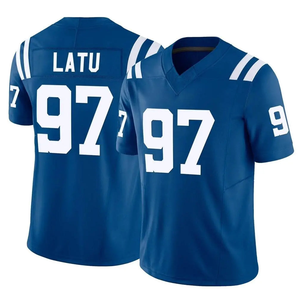 IN.Colts #97 Laiatu Latu Player Royal Limited Vapor F.U.S.E. Home Game Gdoa Stitched Jerseys