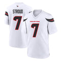 H.Texans #7 CJ Stroud Player White Home Game Gdoa Stitched Jerseys