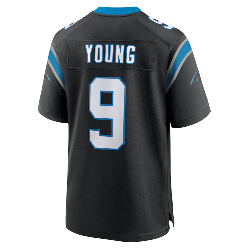 C.Panthers #9 Bryce Young Player Black Home Game Gdoa Stitched Jerseys