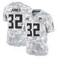 A.Falcons #32 Cash Jones Player Camo Salute to Service Limited Gdoa Stitched Jerseys